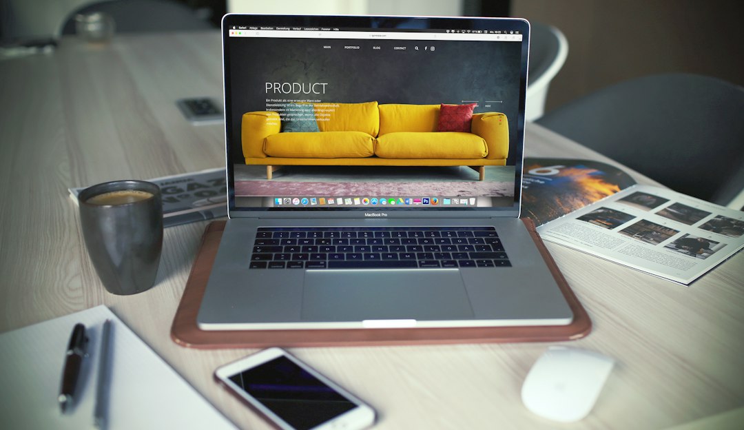 Corporate website across laptop and desktop