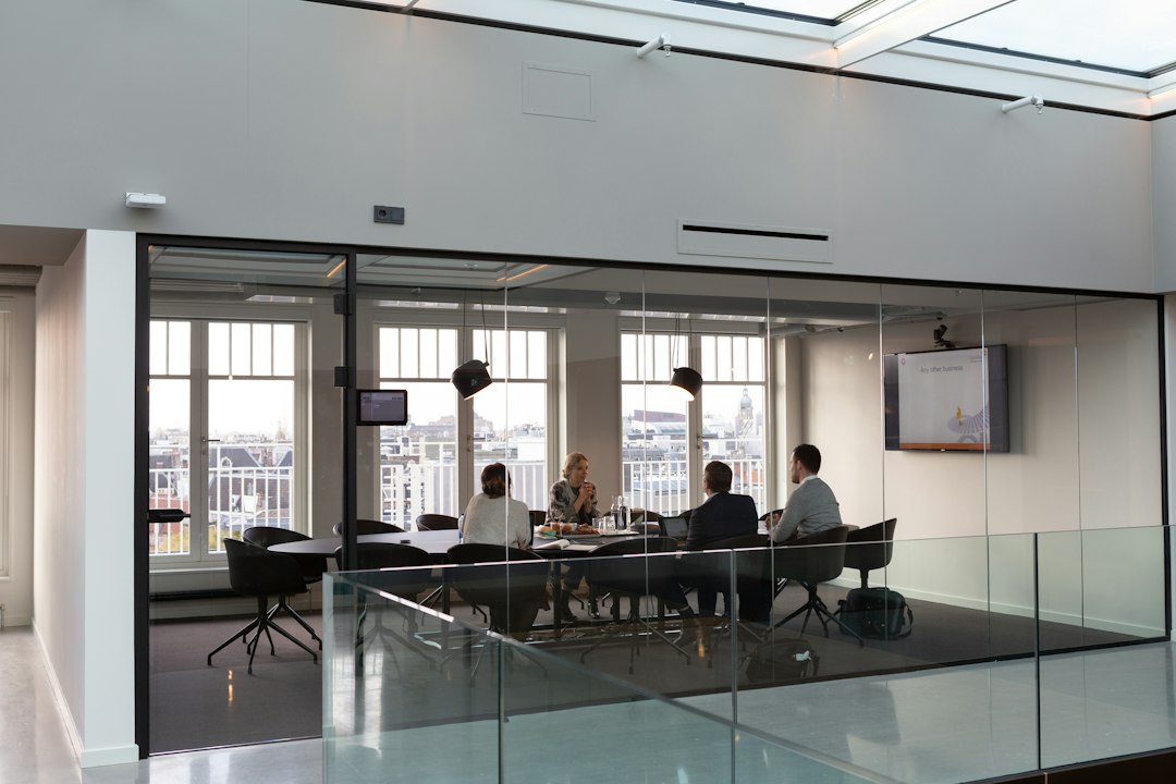 Accountants and auditors collaborating with business leaders